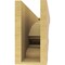 Ekena Millwork 5"W x 30"D x 10"H Thin Diane Rough Cedar Woodgrain TimberThane Corbel, Primed Tan CORUR05X30X10DIARCPR - alternate 3